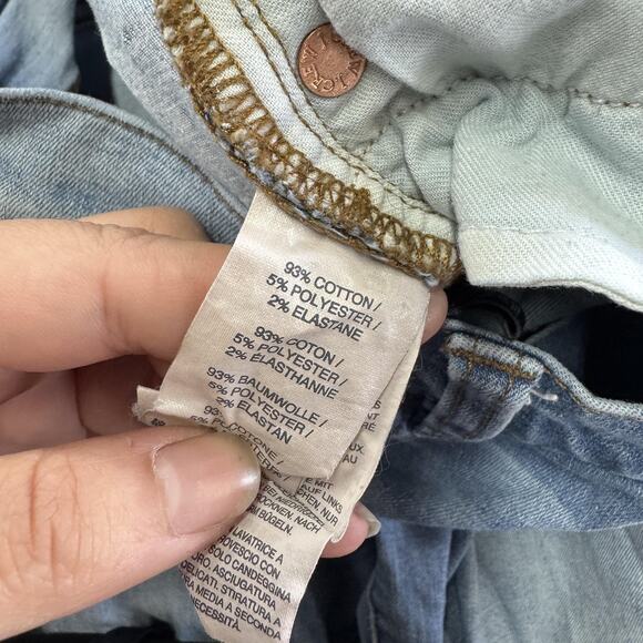 J Crew Jeans Womens 27 Blue Lookout High Rise Crop Stretch Denim Skinny Leg - Picture 6 of 10